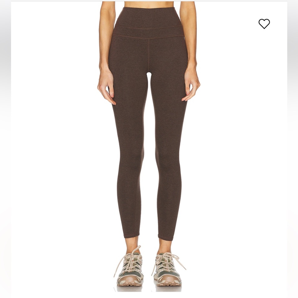 varley base layer legging in chocolate marl - size xs